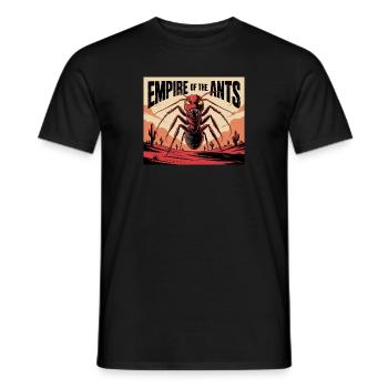 Rétro - L’empire des fourmis - T-shirt homme - noir - Devant - AI Model Male 178 light (178cm)