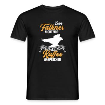 Falconers Approach Pickling Falconry - Men's T-Shirt - black - Front - AI Model Male 178 light (178cm)