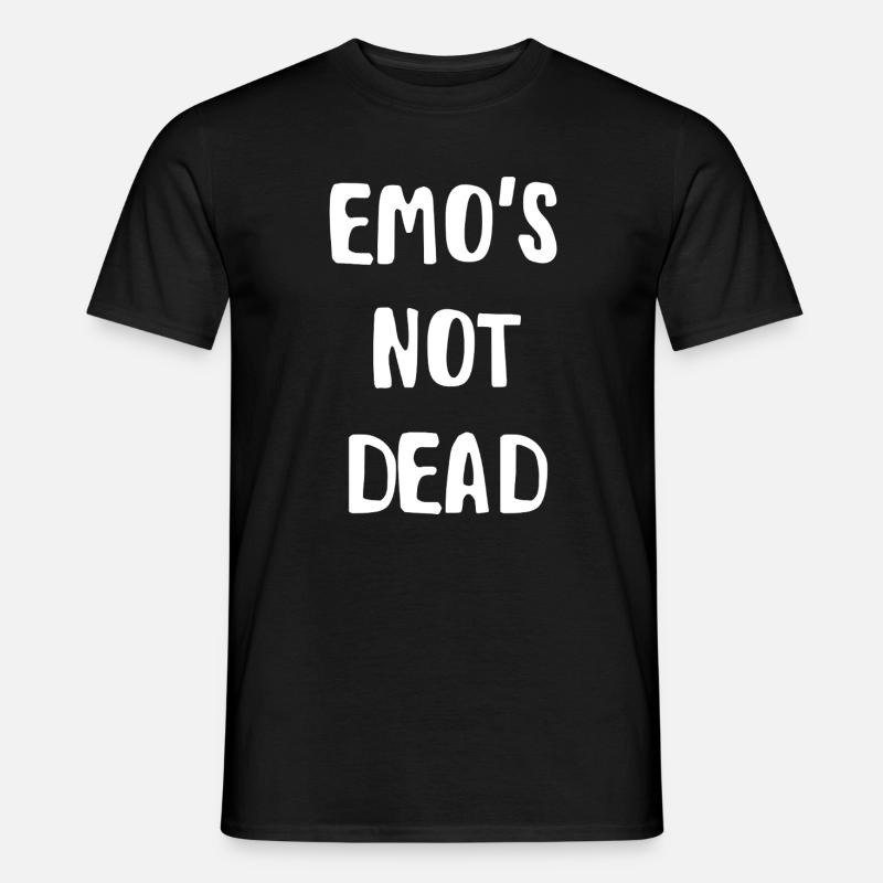 Emo nicht tot - Männer T-Shirt - Schwarz