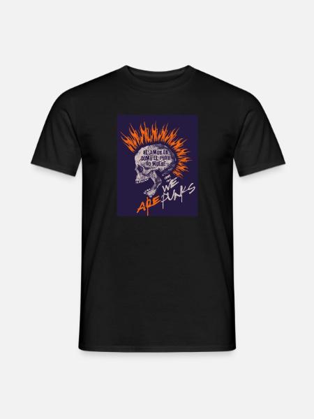 We are punks - Männer T-Shirt - Schwarz