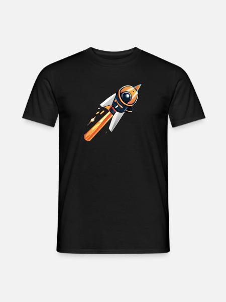 Fusée allant dans l'espace - T-shirt homme -