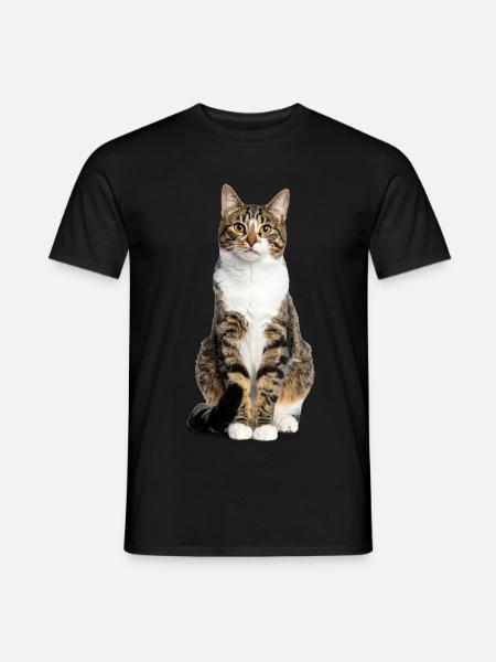 Mixed Tiger Cat - Good Pet Edition - Men's T-Shirt - black