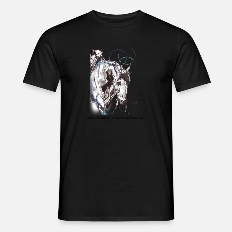 Breitenstein Performance Horses - Männer T-Shirt - Schwarz