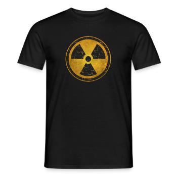 nuclear symbol - Männer T-Shirt - Schwarz - Vorne - AI Model Male 178 light (178cm)