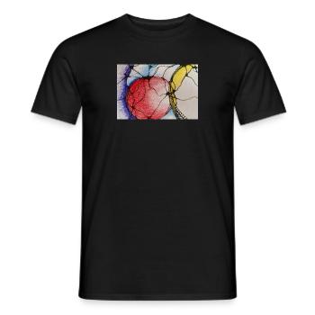 Verbindungen knüpfen - Männer T-Shirt - Schwarz - Vorne - AI Model Male 178 light (178cm)