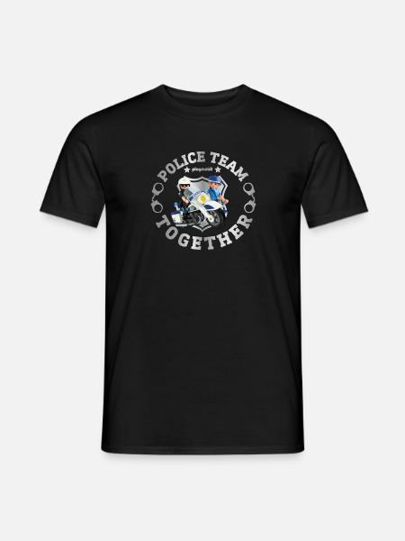 Playmobil Policiers La Police Fait Équipe - T-shirt homme - noir