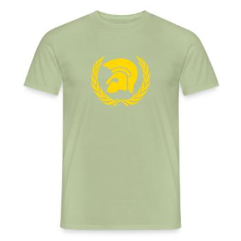 Northern Soul Trojan Spezial - Männer T-Shirt - Sage - Vorne - AI Model Male 178 light (178cm)