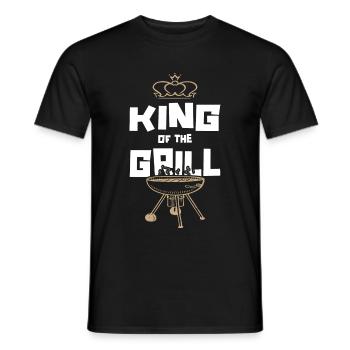 king könig grill - T-shirt homme - noir - Devant - AI Model Male 178 light (178cm)