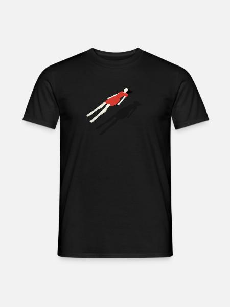 Das schwebende Moment - Männer T-Shirt - Schwarz
