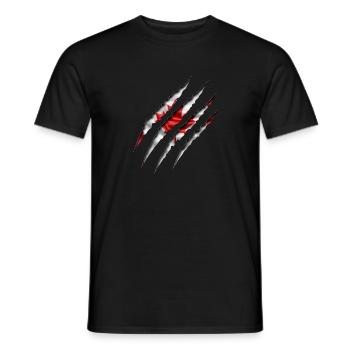 Kanada Kralle - Männer T-Shirt - Schwarz - Vorne - AI Model Male 178 light (178cm)