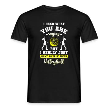 Battement de cœur de joueur de sport - T-shirt homme - noir - Devant - AI Model Male 178 light (178cm)
