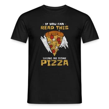 Fast Food Snack Love - Men's T-Shirt - black - Front - AI Model Male 178 light (178cm)