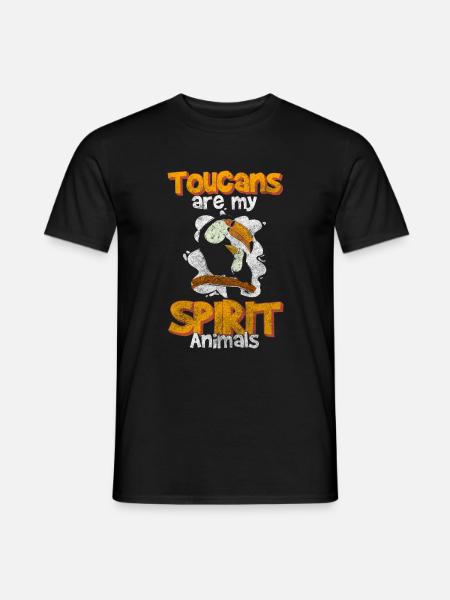 Vogel Bunt Wildvogel Wild - Männer T-Shirt - Schwarz