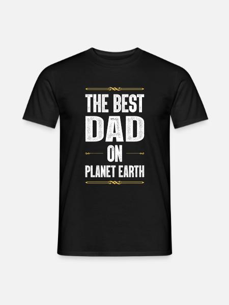 Best Daddy Saying Dad Dad - Men's T-Shirt - black
