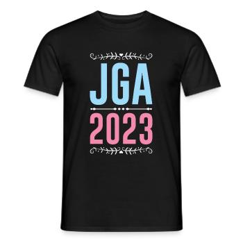 Jga 2023 Junggesellenabschied - Männer T-Shirt - Schwarz - Vorne - AI Model Male 178 light (178cm)