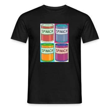 POPeye - T-shirt homme - noir - Devant - AI Model Male 178 light (178cm)