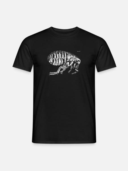 La puce - T-shirt homme - noir
