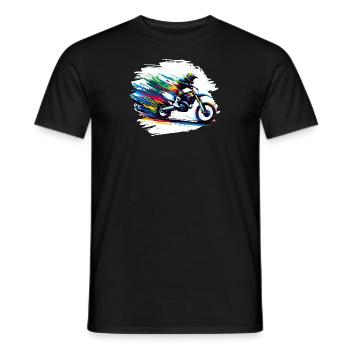 Motocross Bike - Männer T-Shirt - Schwarz - Vorne - AI Model Male 178 light (178cm)