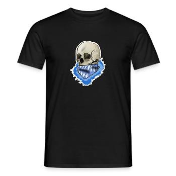 Bayern Skull - Männer T-Shirt - Schwarz - Vorne - AI Model Male 178 light (178cm)