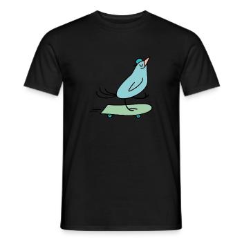 bird hangover - T-shirt homme - noir - Devant - AI Model Male 178 light (178cm)