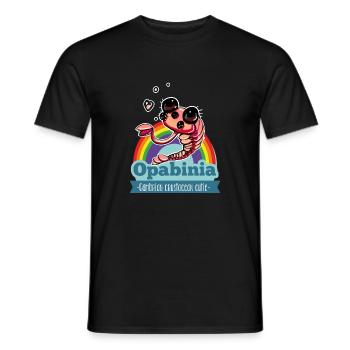 Opabinia - Cutie crustacée cambrienne - T-shirt homme - noir - Devant - AI Model Male 178 light (178cm)