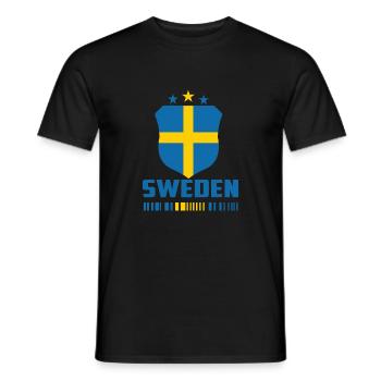  en Suède - T-shirt homme - noir - Devant - AI Model Male 178 light (178cm)