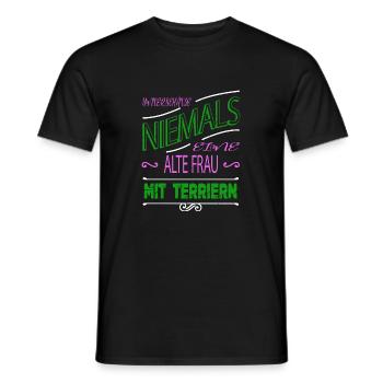 ehefrau beste oma der welt spruch großmutter - Männer T-Shirt - Schwarz - Vorne - AI Model Male 178 light (178cm)