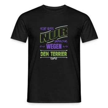 déclaration cool disant geek bday drôle grand danois - T-shirt homme - noir - Devant - AI Model Male 178 light (178cm)
