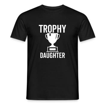 Trophée Fille - T-shirt homme - noir - Devant - AI Model Male 178 light (178cm)