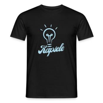 Käpsele - Männer T-Shirt - Schwarz - Vorne - AI Model Male 178 light (178cm)