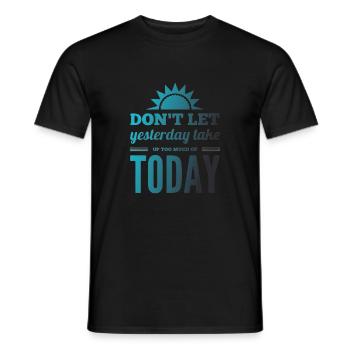 Don´t let - Männer T-Shirt - Schwarz - Vorne - AI Model Male 178 light (178cm)