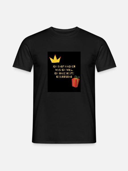 Geburtstag - Männer T-Shirt - Schwarz