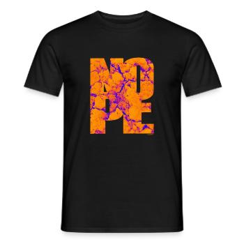 NOPE - sei kein Ja - Sager! - Männer T-Shirt - Schwarz - Vorne - AI Model Male 178 light (178cm)