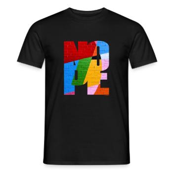 NOPE - sei kein Ja - Sager! - Männer T-Shirt - Schwarz - Vorne - AI Model Male 178 light (178cm)