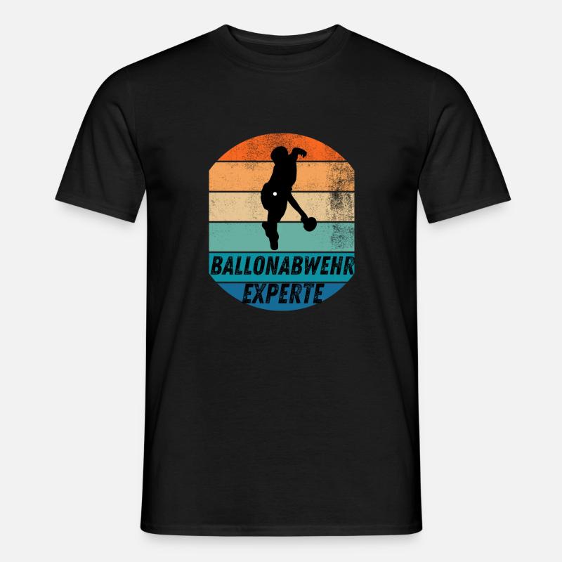 Ballonabwehrexperte - Männer T-Shirt - Schwarz
