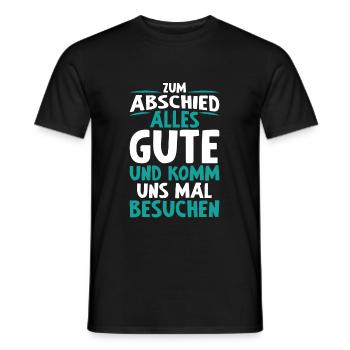 Gute Abschied Kollege Arbeit Geschenk - Männer T-Shirt - Schwarz - Vorne - AI Model Male 178 light (178cm)