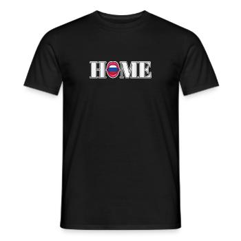 Russie Accueil cadeau - T-shirt homme - noir - Devant - AI Model Male 178 light (178cm)