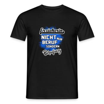 Erzieherin - eine Berufung - Männer T-Shirt - Schwarz - Vorne - AI Model Male 178 light (178cm)
