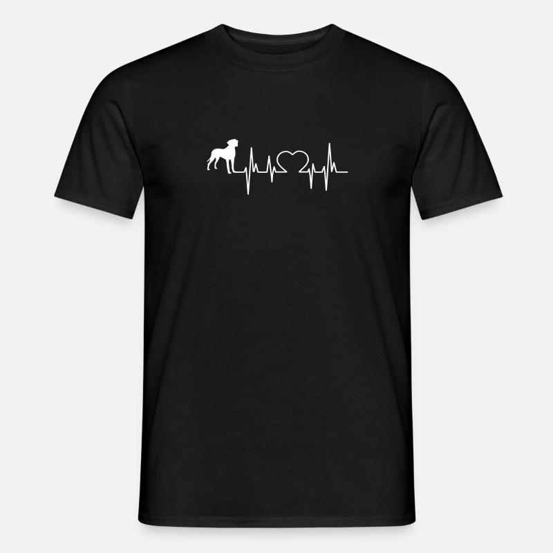 Rhodesian Ridgeback Geschenk Shirt - Männer T-Shirt - Schwarz