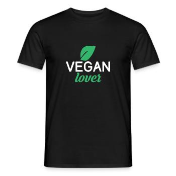 Vegan lover - Männer T-Shirt - Schwarz - Vorne - AI Model Male 178 light (178cm)