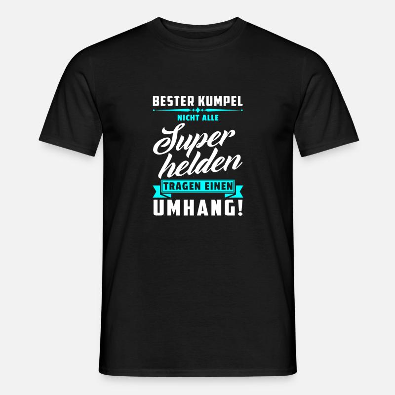 Bester Kumpel Geschenk Beste Freunde Bro Buddy - Männer T-Shirt - Schwarz