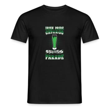 Parade-Bier des irischen Stolz-Chicagos St. Patricks Tages - Männer T-Shirt - Schwarz - Vorne - AI Model Male 178 light (178cm)