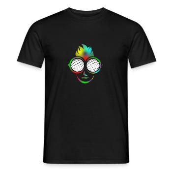 Golf Ball Sunglasses Summer Gift Golf Shirt - Men's T-Shirt - black - Front - AI Model Male 178 light (178cm)