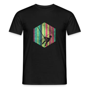 grimper grimpeur cadeau bouldering bouldering - T-shirt homme - noir - Devant - AI Model Male 178 light (178cm)