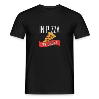 Pizza Design Geschenke mit Spruch - Männer T-Shirt - Schwarz - Vorne - AI Model Male 178 light (178cm)