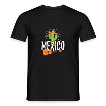 Mexico Geschenke und Urlaub Design - Männer T-Shirt - Schwarz - Vorne - AI Model Male 178 light (178cm)