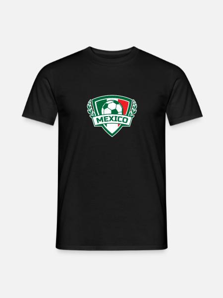 Mexico No 1 Soccer Team Gift - Men's T-Shirt - black