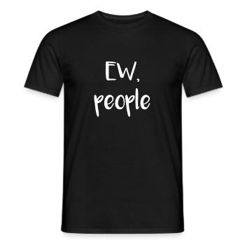 Ew people - T-shirt homme - noir - Devant - AI Model Male 178 light (178cm)
