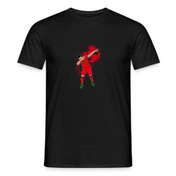 Maroc Équipe nationale de football - T-shirt homme - noir - Devant - AI Model Male 178 light (178cm)