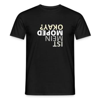 Moped Geschenk für Moped Freunde - Männer T-Shirt - Schwarz - Vorne - AI Model Male 178 light (178cm)